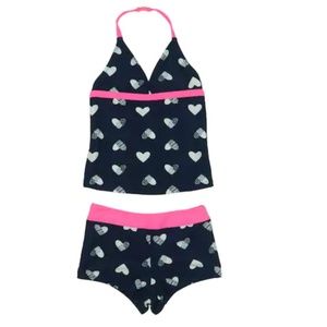 OshKosh B'gosh | Heart Pattern Halter Tankini